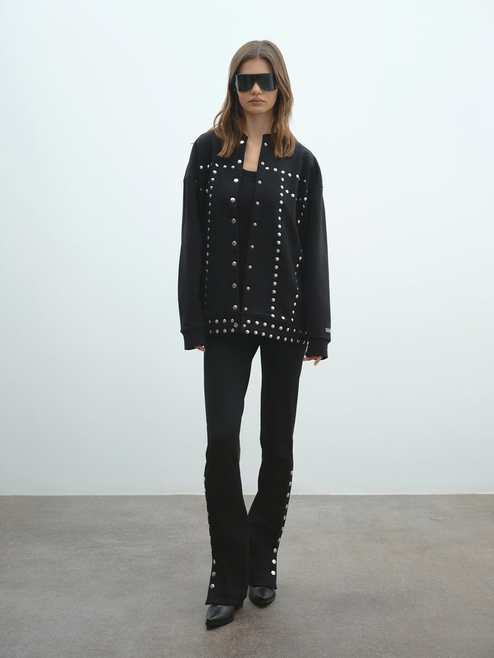 Fuseaux AKEP in punto milano con spacchi sul fondo