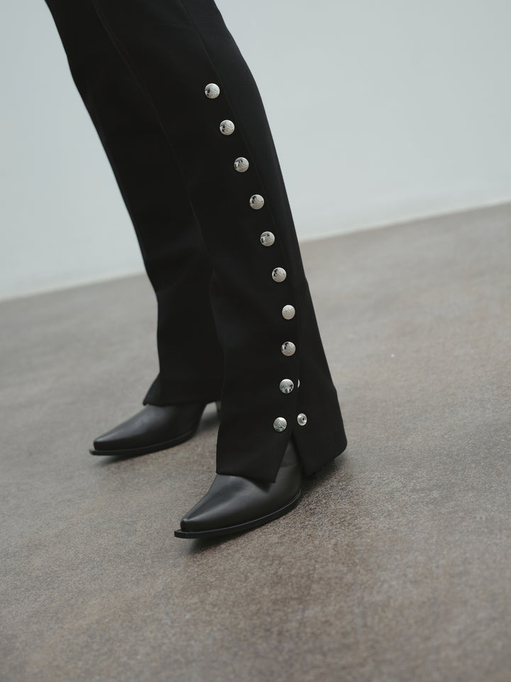 Fuseaux AKEP in punto milano con spacchi sul fondo