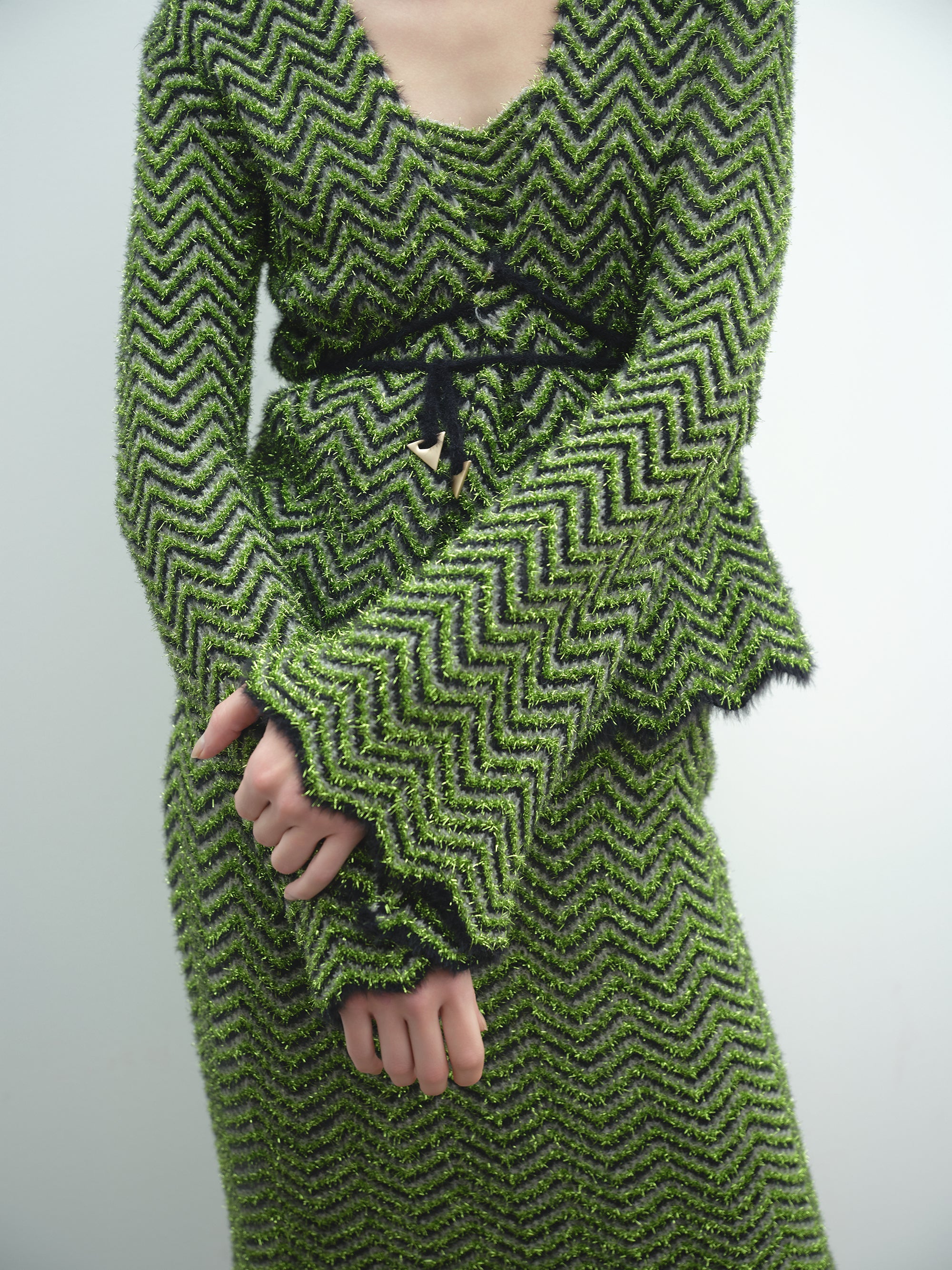 Cardigan AKEP chevron lurex