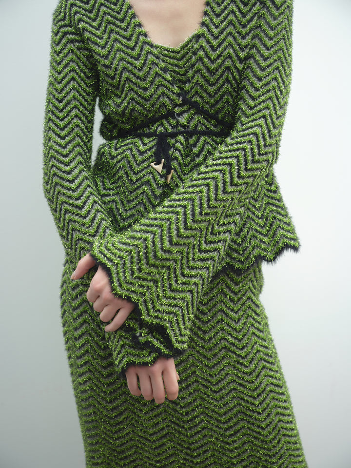 Cardigan AKEP chevron lurex