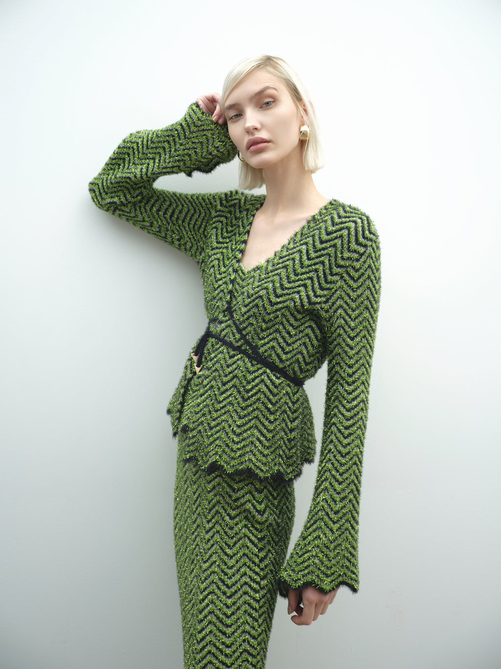 Cardigan AKEP chevron lurex