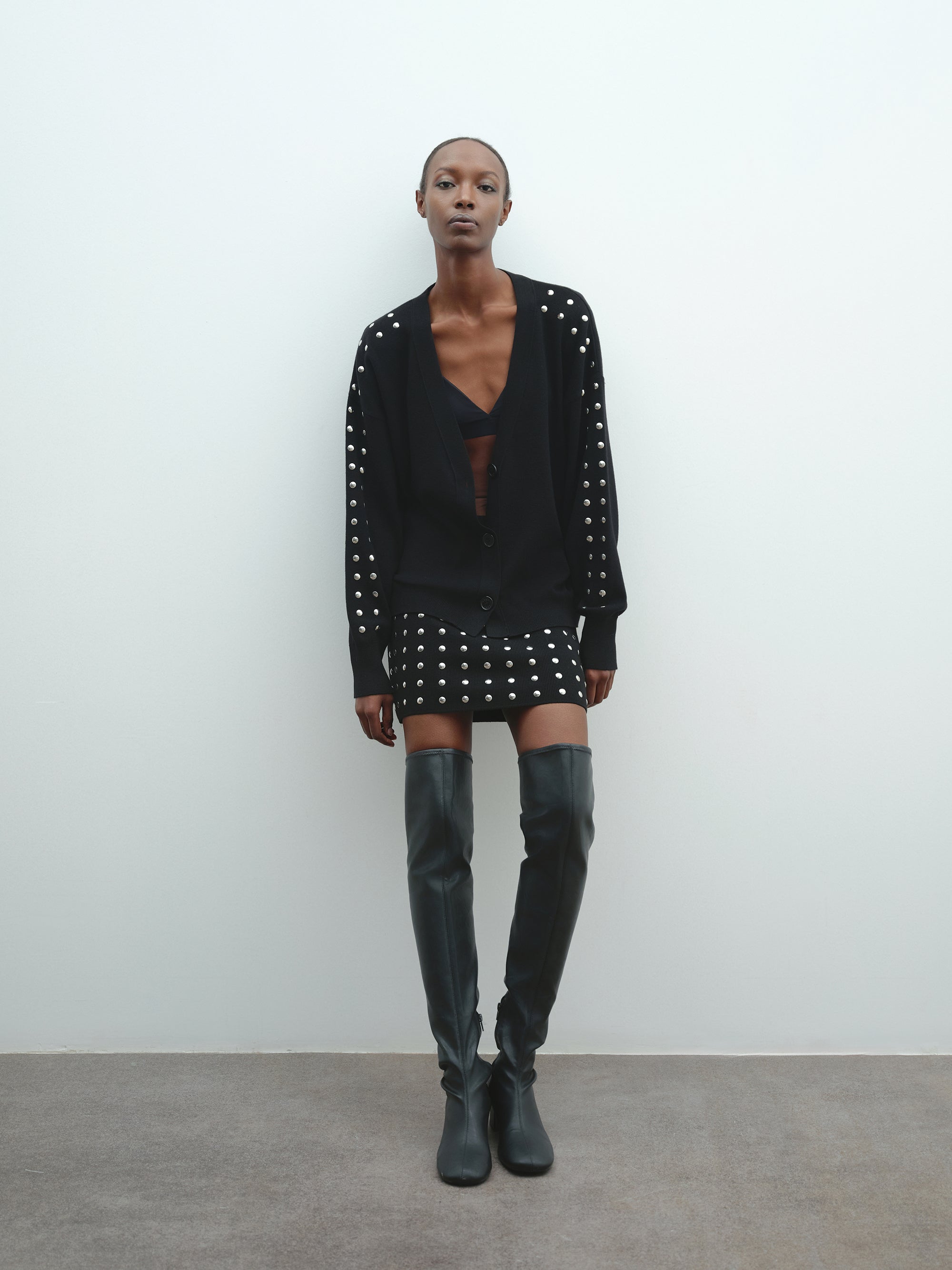 Cardigan AKEP con borchie