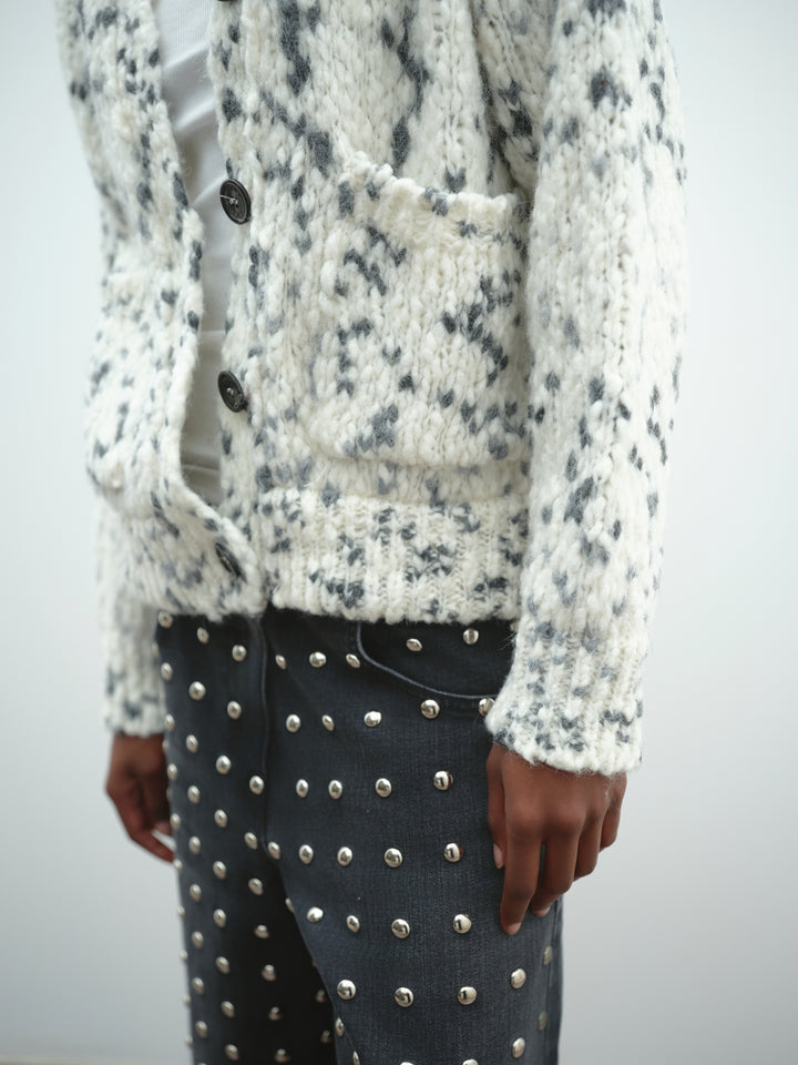 Giacca AKEP in maglia con tasconi