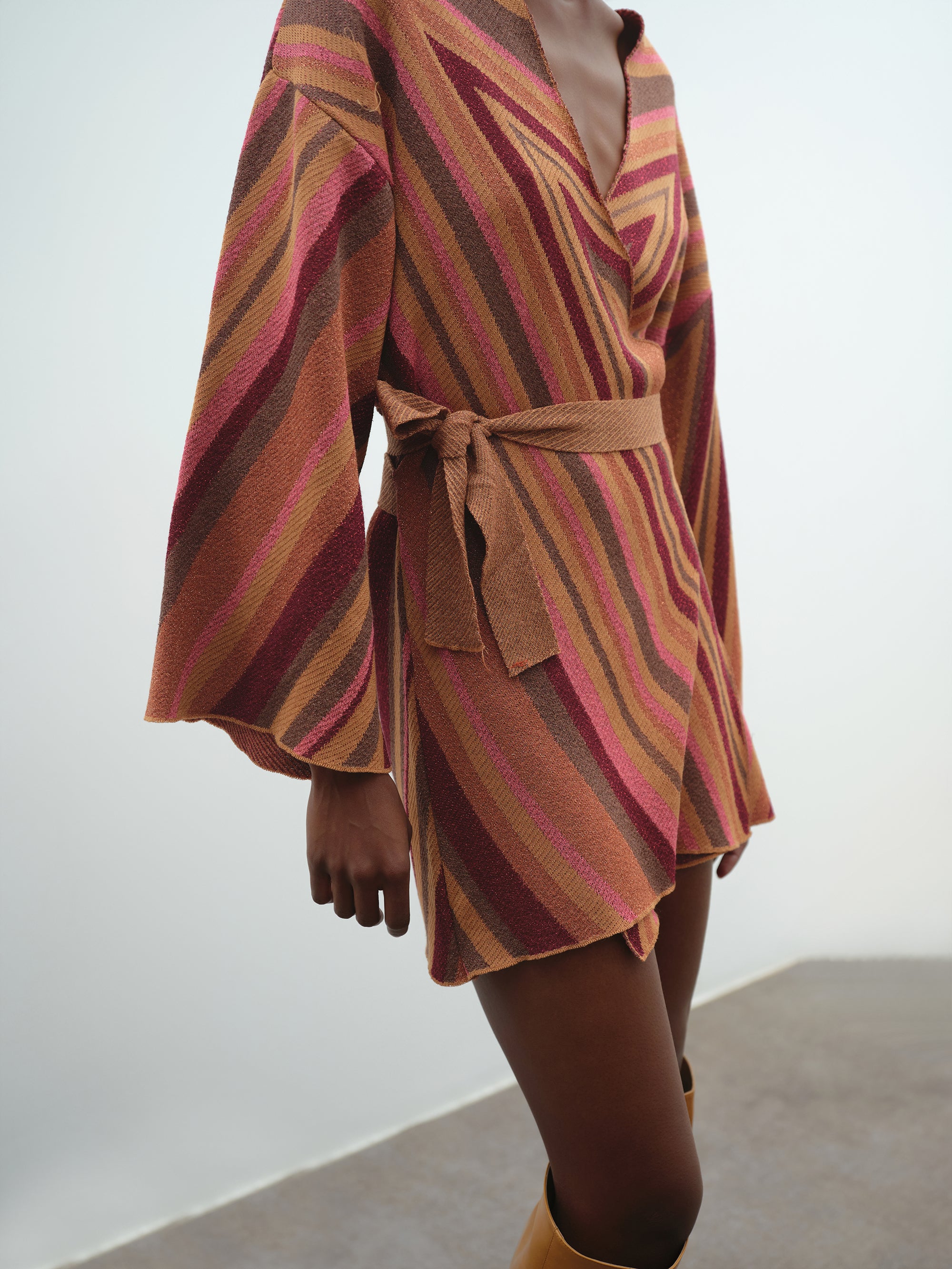 Abito AKEP a portafoglio riga diagonale