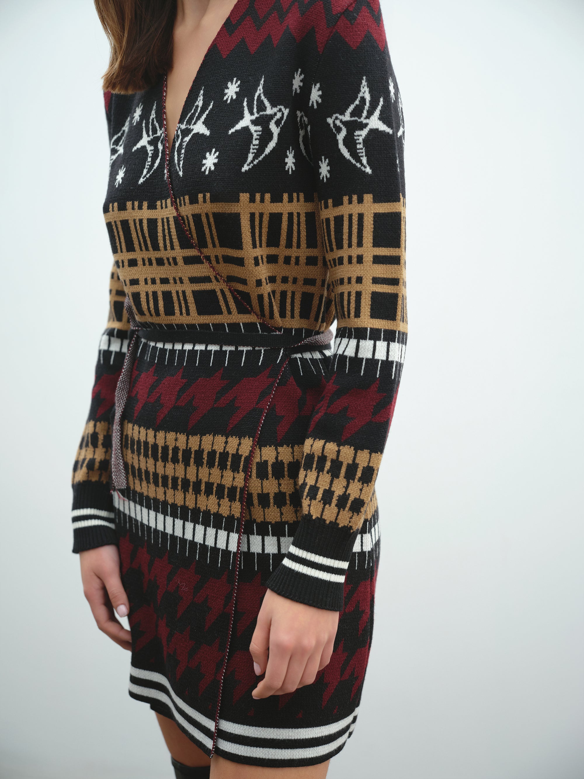 Abito AKEP a portafoglio jacquard