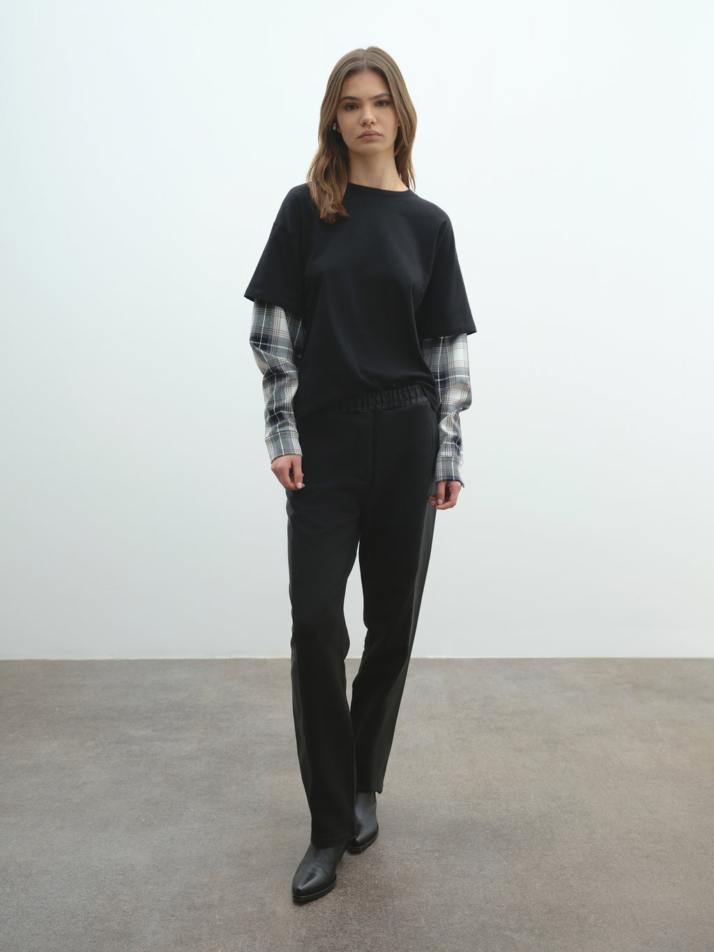 Pantalone AKEP in felpa con banda laterale