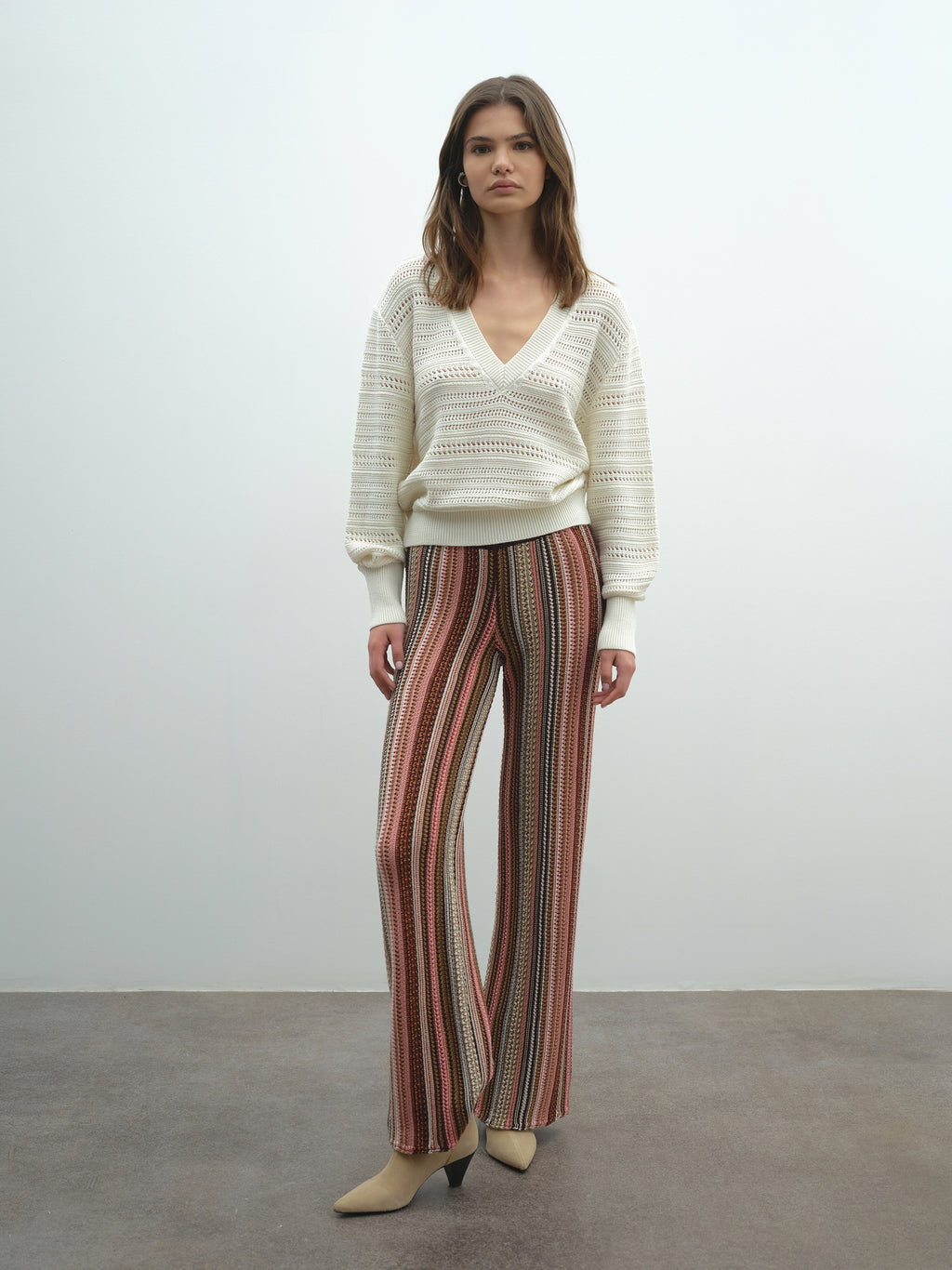 Maglia AKEP scollo "V" in merinos