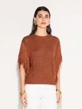 Top AKEP oversize con maniche ampie