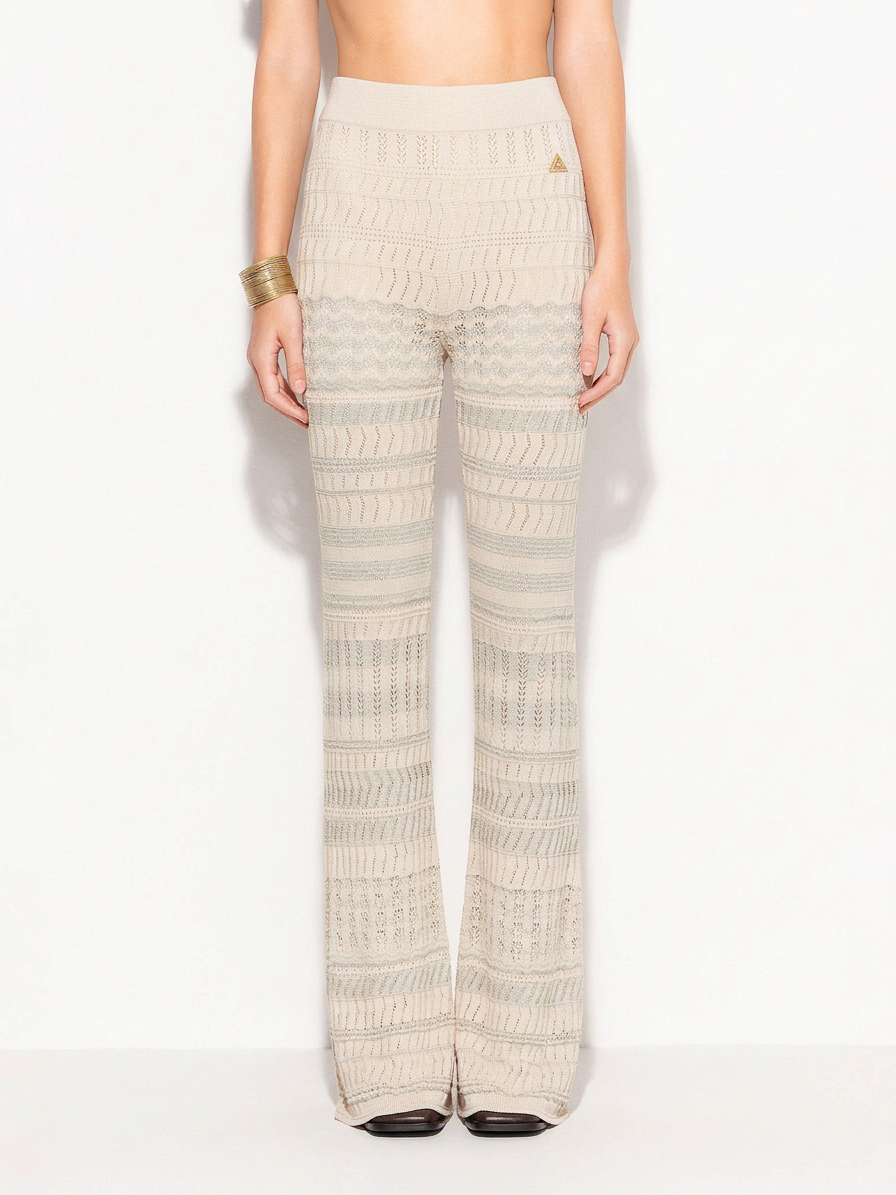 Pantaloni AKEP a gamba dritta tinta unita