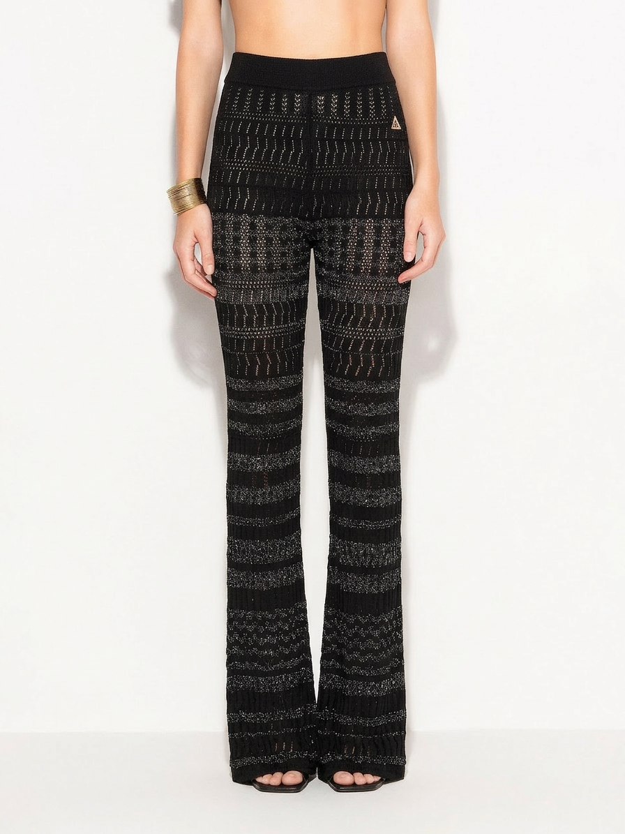 Pantaloni AKEP a gamba dritta tinta unita