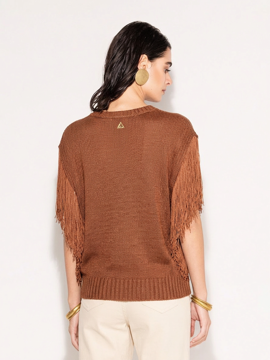 Top AKEP oversize con maniche ampie
