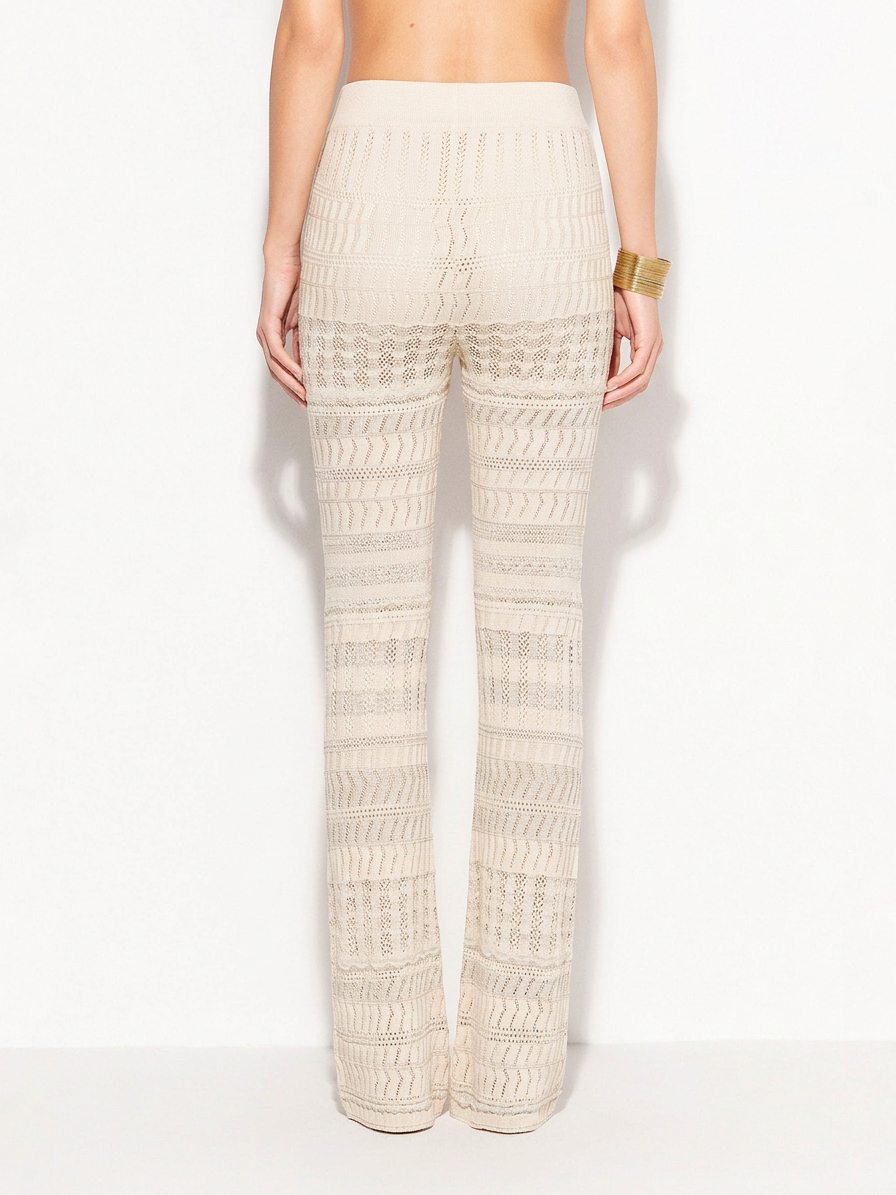 Pantaloni AKEP a gamba dritta tinta unita