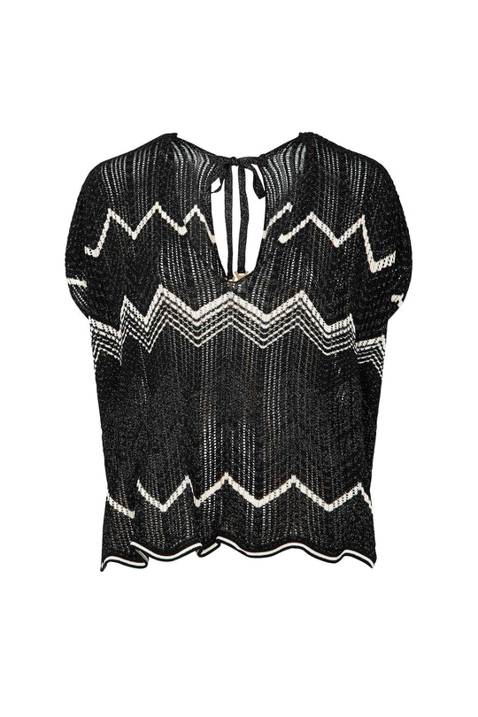Gilet AKEP in maglia punto zig-zag