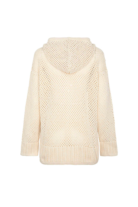Maglia AKEP crochet con cappuccio