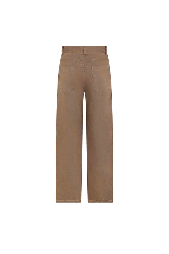 Jeans carrot AKEP con ricamo stella