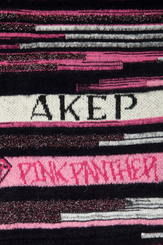 SCIARPA JACQUARD PIQUET - CAPSULE "AKEP X PINK PANTER"