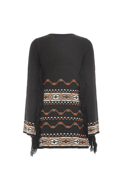 Miniabito con dettagli jacquard