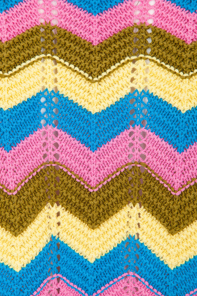 Crop in maglia crochet 01031