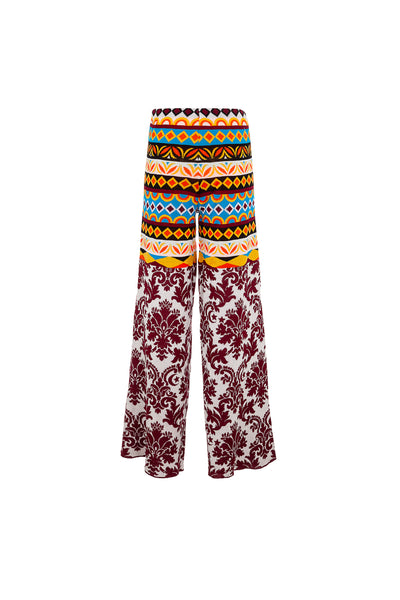 Pantalone in maglia jacquard by Cecilia Rodriguez