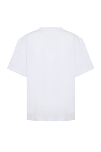 T-shirt vestibilità ampia con ricamo sole